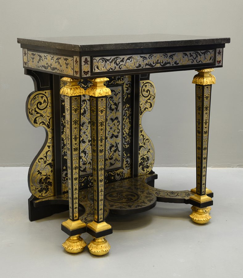 Boulle marquetry cabinet stand, probably Vienna, c.1700.  Private collection