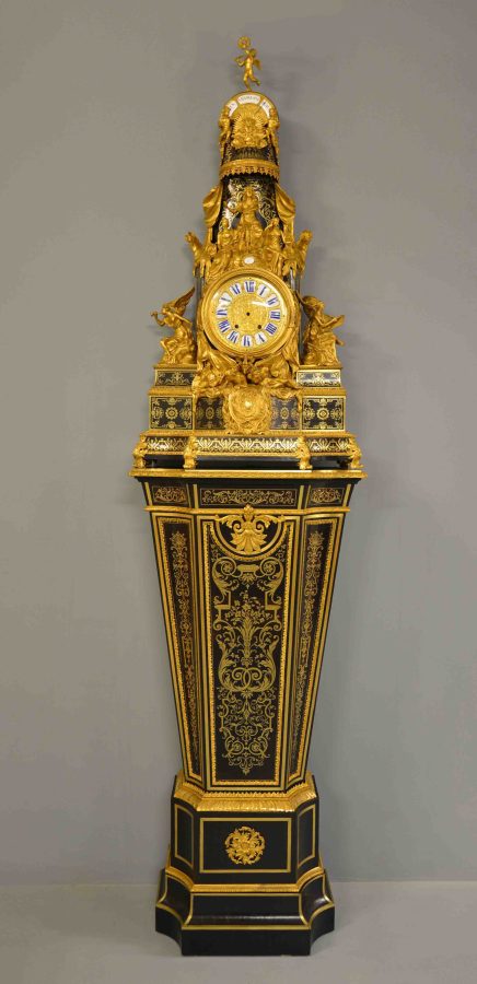 Boulle marquetry clock signed Wertheimer, c.1841.  Knole House, the National Trust