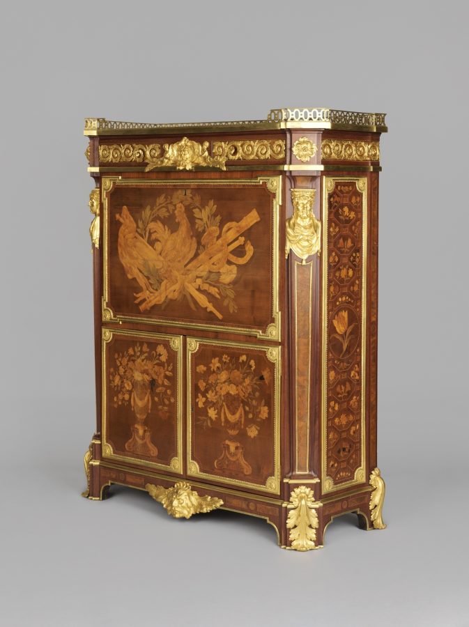 Drop front secretaire delivered by J. H. Riesener to Marie-Antoinette at Versailles, c.1780.  The Wallace Collection, London