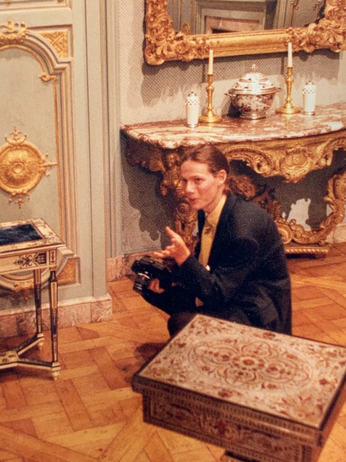 Yannick Chastang, during his first visit to the J.Paul Getty Museum in 1995, then aged 21